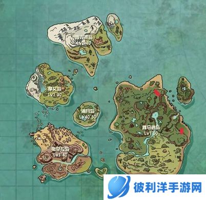 创造与魔法遗迹分布