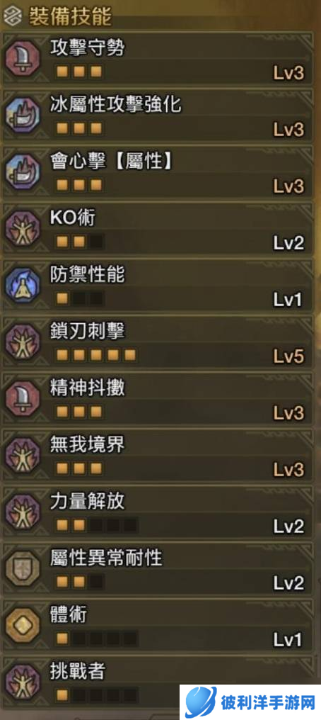 《怪物猎人荒野》片手剑满会心毕业配装